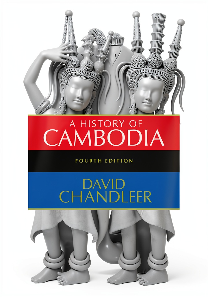 Student reading Cambodia history ebook on a tablet